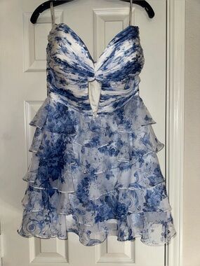 Sherri Hill | Dresses | Sherri Hill Short Dress In Light Blue | Poshmark